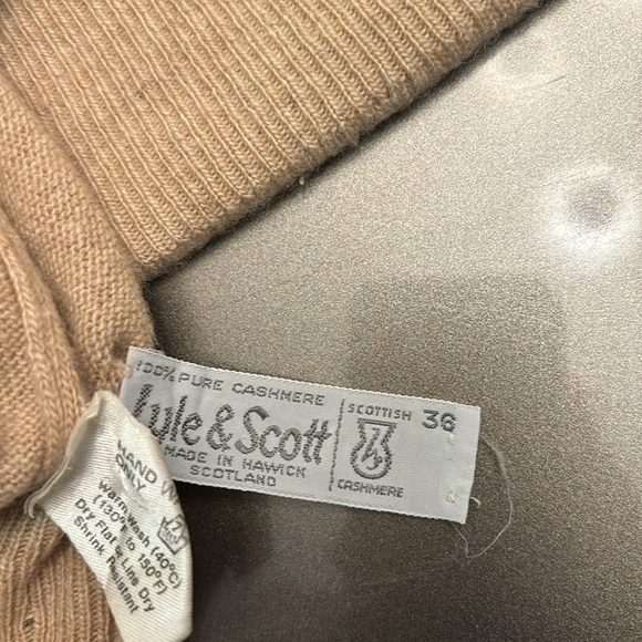 Lyle Scott Vintage Cashmere Turtleneck Sweater - Picture 3 of 4